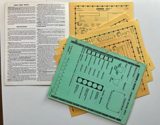 Advanced D&D Player Character Record Sheets 9028