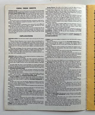 Advanced D&D Player Character Record Sheets 9028