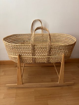 Capazo de mimbre Babys/ Cuco para bebé.