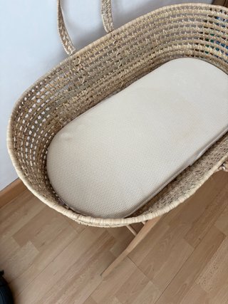 Capazo de mimbre Babys/ Cuco para bebé.