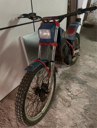 Moto Trial Garelli 323 Azul/Roja