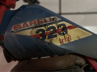 Moto Trial Garelli 323 Azul/Roja