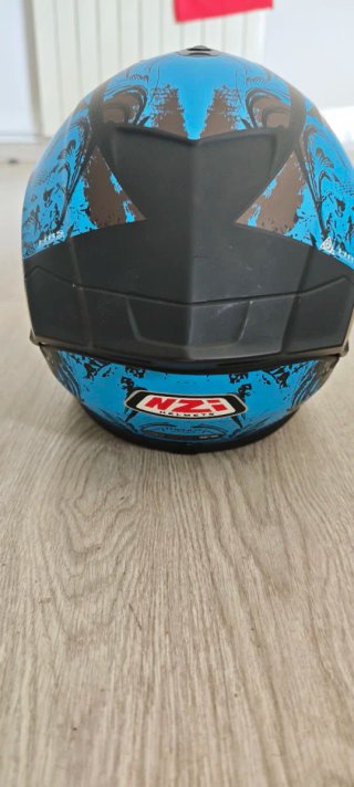 Casco Nzi Azul y Negro