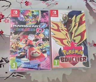 Mario Kart 8 Deluxe y Pokémon Escudo para switch