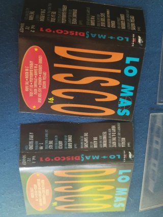 2 Cassettes Lo más Disco '91