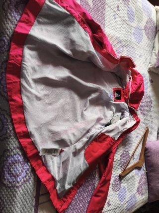 Chubasquero mujer rosa
