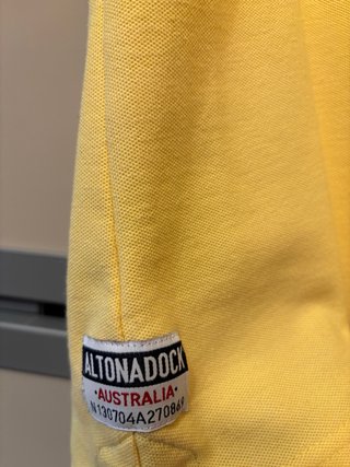 Polo Altonadock Manga Corta Amarillo Talla L