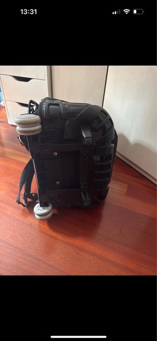 Mochila Totto Negra con Ruedas, desmontable!!