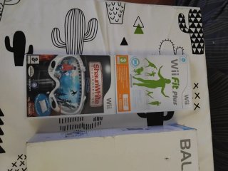 Juego Wii Fit + balance board + shaun White Snowbo
