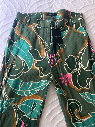 Conjunto Cortefiel Blusa y Pantalón Estampado