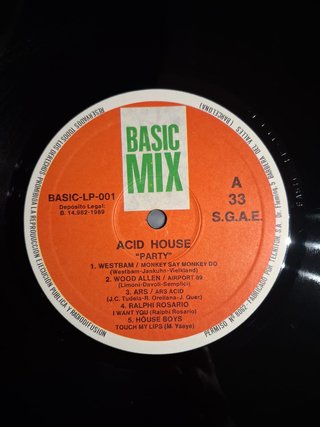 Vinilo LP Acid House BASICLP-001