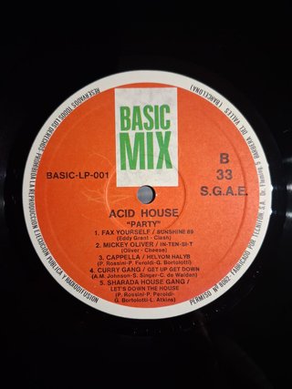 Vinilo LP Acid House BASICLP-001