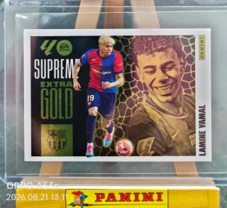 Lamine Supreme Extra Gold 2025/26 Liga Este MINT
