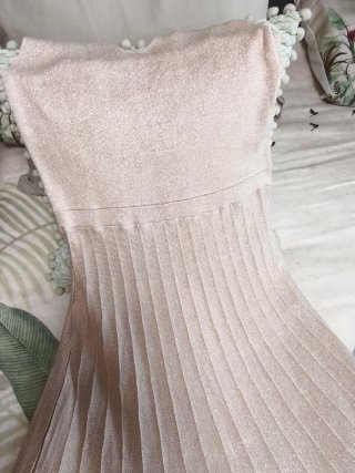 Vestido Sfera Beige Dorado