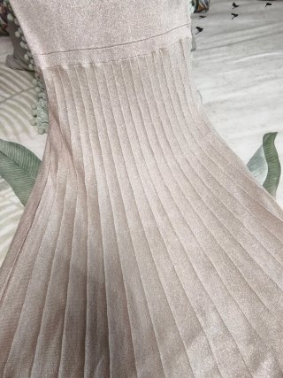 Vestido Sfera Beige Dorado