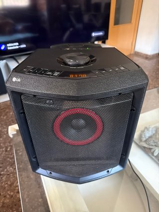 Altavoz LG con Radio FM y Karaoke Bluetoot USB MIC