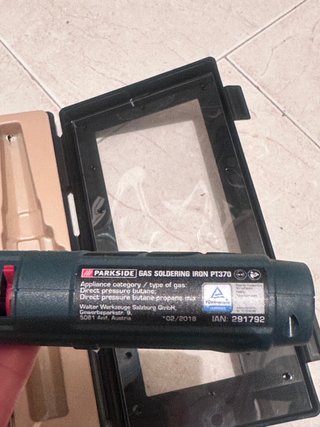 Soldador Gas Parkside 3 en 1 PT370