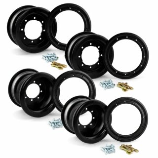 Pack 4 Llantas Beadlock Negras