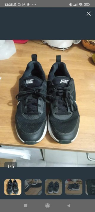 Tenis Nike Negro/Blanco