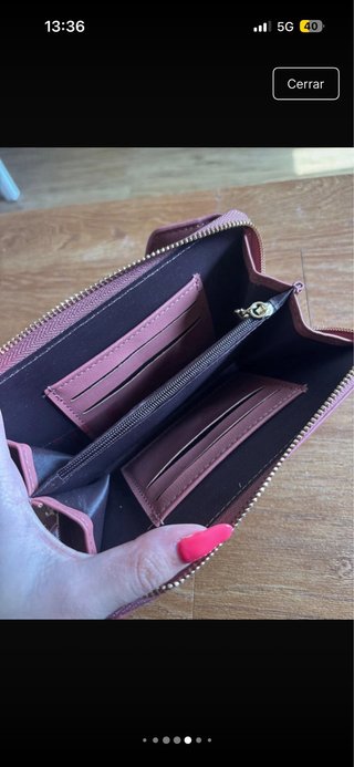 Tarjetero/Billetero Móvil Colgar Rosa