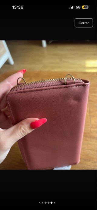 Tarjetero/Billetero Móvil Colgar Rosa