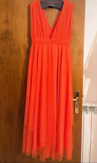 Abito elegante corallo
