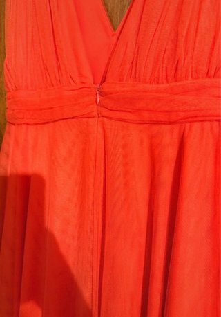 Abito elegante corallo