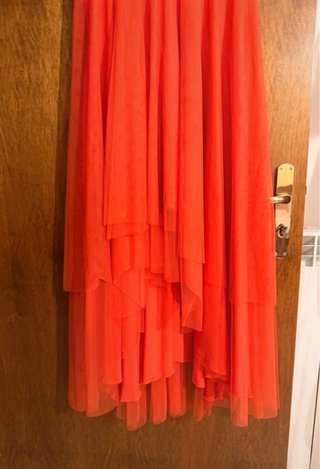 Abito elegante corallo