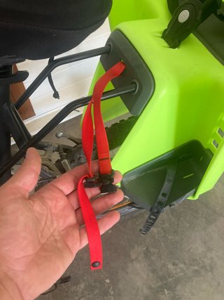Silla bici niño verde