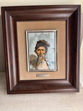 Cuadro Sorolla Relieve Plata