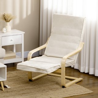 Sillón reclinable con cojín, reposapiés de 5 posic