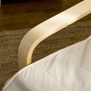 Sillón reclinable con cojín, reposapiés de 5 posic