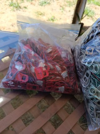 Anillas de aluminio para manualidades