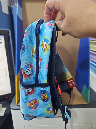 Zaino Paw Patrol azzurro con personaggi