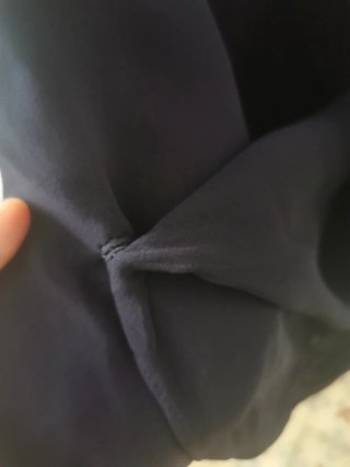 Blusa cruzada Purificación García Azul Oscuro T 36