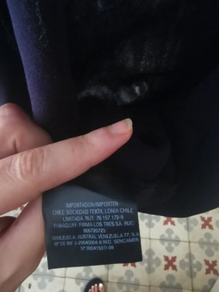 Blusa cruzada Purificación García Azul Oscuro T 36