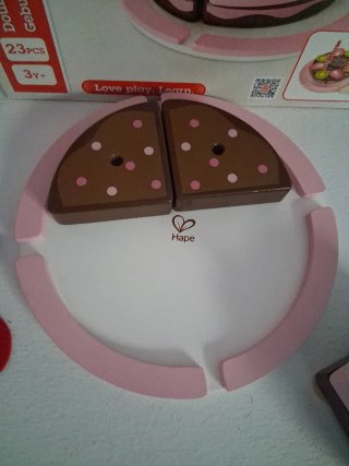 Tarta de cumpleaños Hape de madera