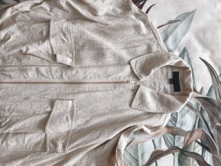 Cazadora Zara Lino Beige