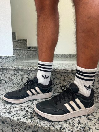 Zapatillas Adidas Hoops 3.0 Low Classic Negras