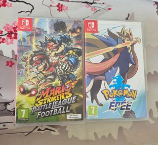Pack Mario Strikers y Pokémon Espada para switch