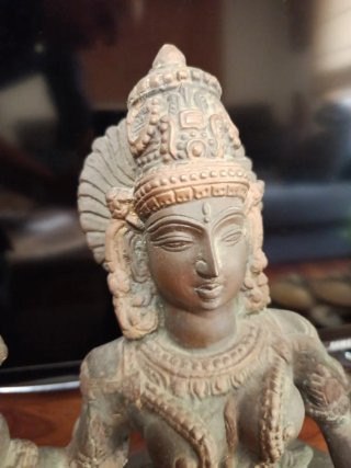 Figura Lakshmi bronce diosa hindú