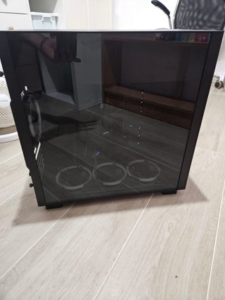 Sharkoon PURE STEEL RGB Negra + 4 ventiladores RGB