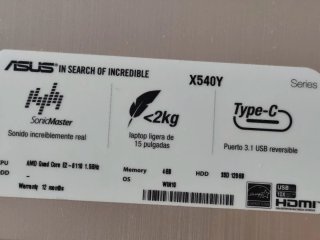 Portátil Asus + Impresora HP Deskjet