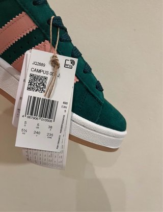 Adidas Campus Verdes y Rosas