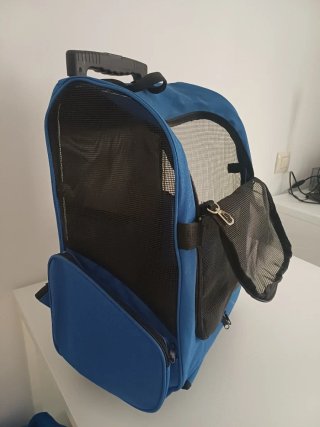 Transportín para mascotas con ruedas