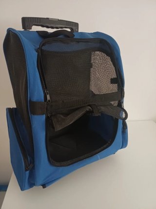 Transportín para mascotas con ruedas