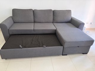 Sofá Cama Gris Maisons du Monde