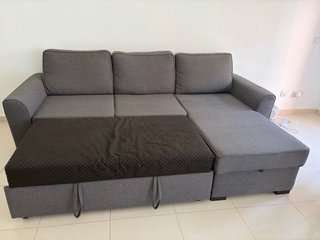 Sofá Cama Gris Maisons du Monde