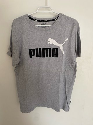 Camiseta Puma Gris Logo
