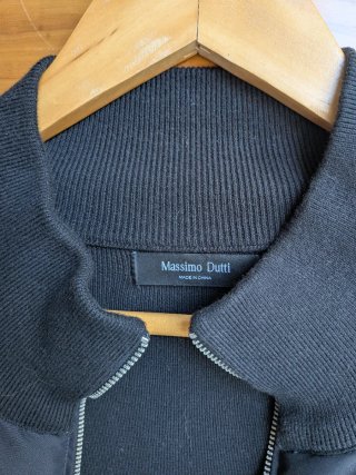 Chaqueta Massimo Dutti Talla XL Negra
